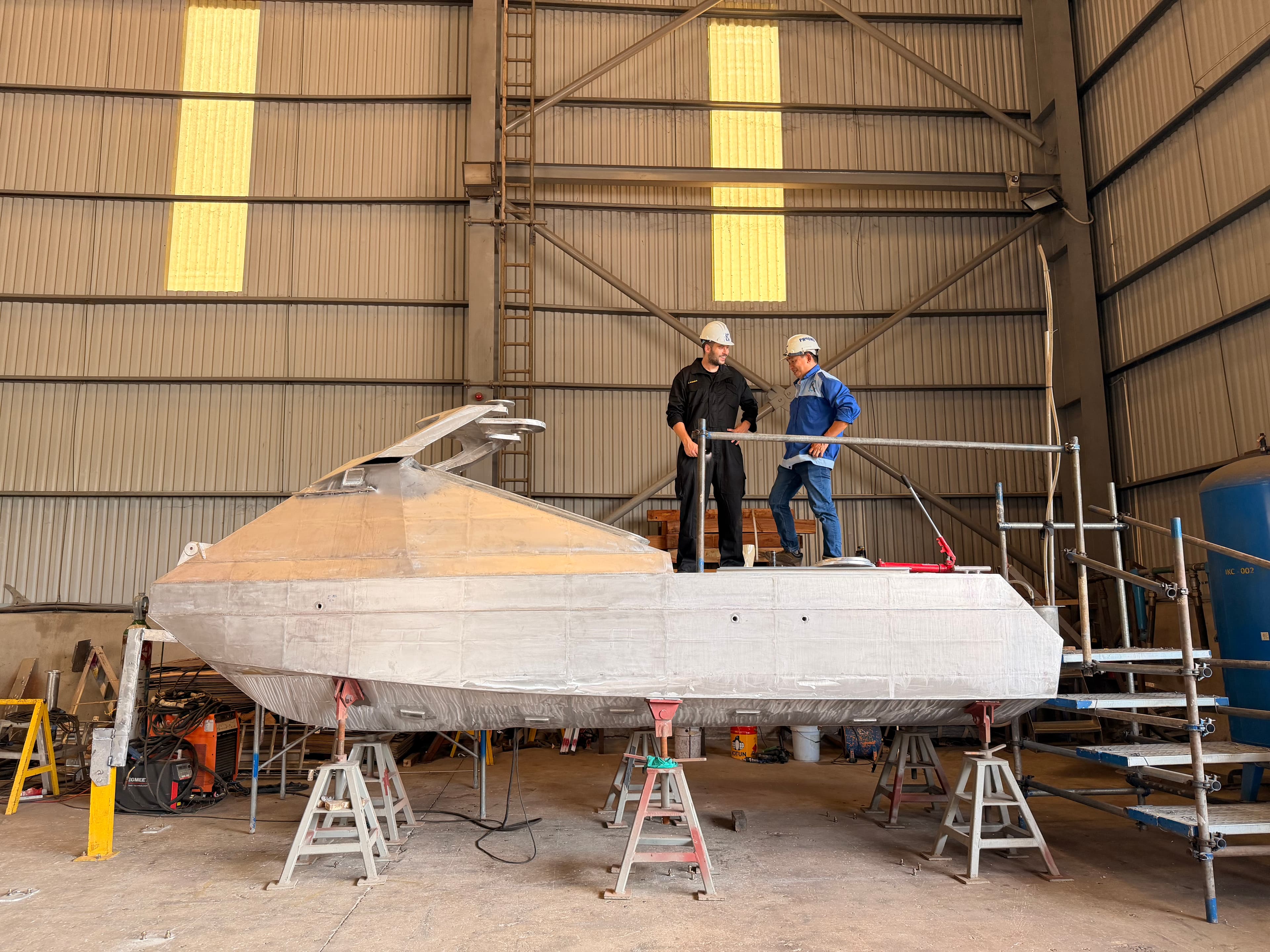 First Vessel Under Construction