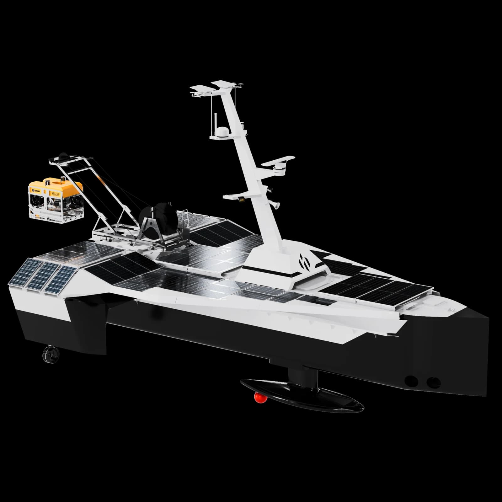 H-1 vessel raw render
